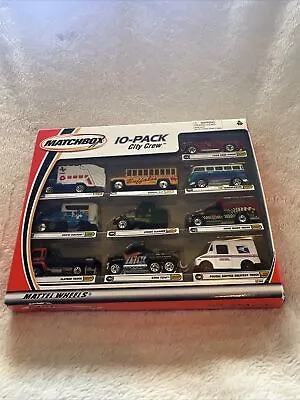 2000 Matchbox 10 Pack City Crew Gift Set Unopened Box • $29.99