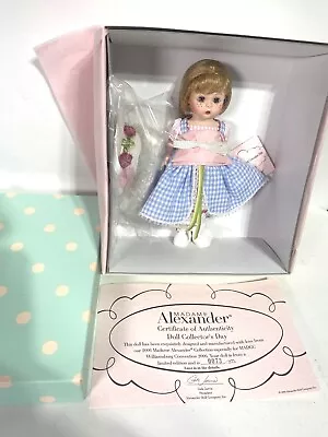 Madame Alexander 41890 Doll Collectors Day 8  Tall W/ COA Box And Hat • $225