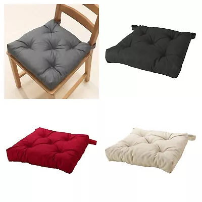 1x IKEA Chair Pad With Ties Cushion Washable Dining Soft Foam Comfort Padding • $31.99