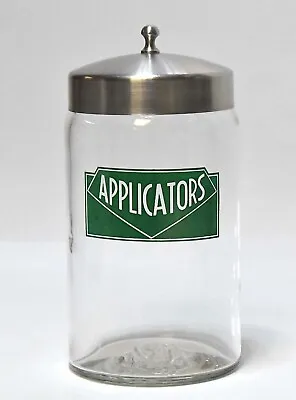 $44.99 • Buy Vintage Profex Applicators Apothecary Medical Doctor Office Jar Container