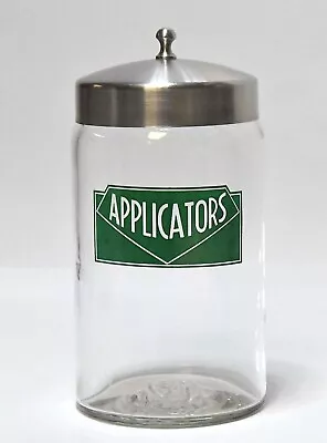$44.99 • Buy Vintage Profex Applicators Apothecary Medical Doctor Office Jar Container