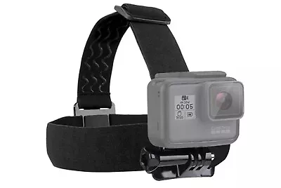 Elastic Adjustable Head Strap Fit GoPro HERO 10 11 12 Black Camera Accessories • £5.98