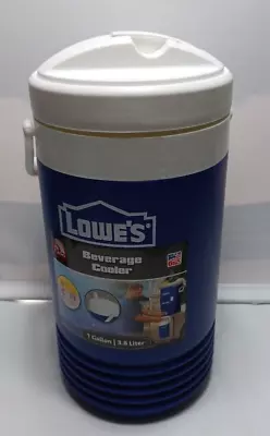 Cooler LOWE’S Igloo 1 Gallon 3.8L Beverage  - Blue/White Made In USA • $14.73