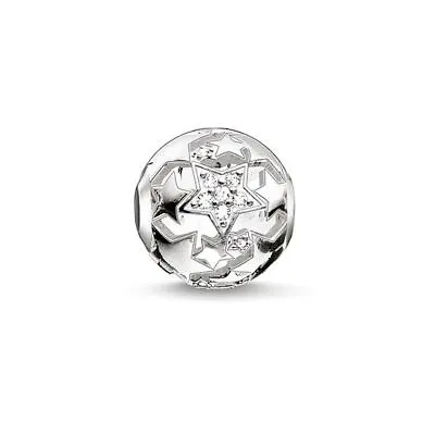 Thomas Sabo TK0187 Starry Sky Cubic Zirconia Sterling Silver Karma Bead RRP $89 • $65