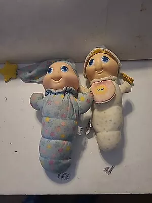 2 Playskool Baby Glo Worms Dual Face Vintage 1986 And Regular Face • $10