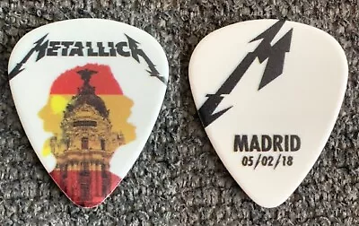 METALLICA Guitar Pick MADRID SPAIN 05/02/18 Tour Pic Pics Plectrum WORLDWIRED • $19.99