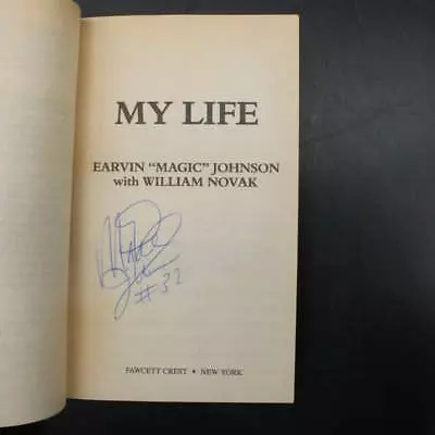 Magic Johnson Signed 1992 Softcover Book My Life Autograph ZJ9796 • $51.83