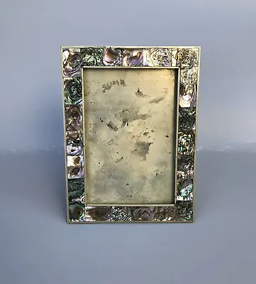 Alpaca Mexico Abalone Shell Picture Frame 4” X 6” • $39.99