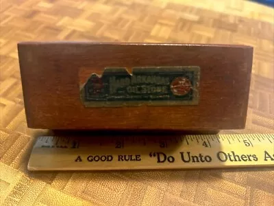 Vintage Pike MFG. Hard Arkansas Oilstone Original Label And Box NICE • $58