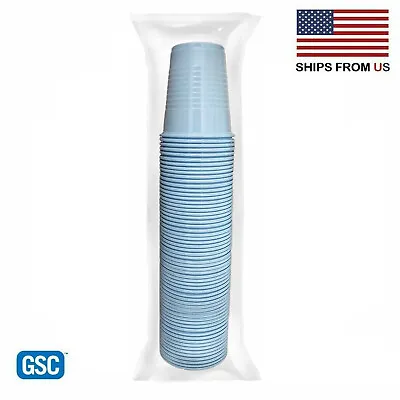 Drinking Cups Dental Medical Premium Blue Plastic Cups  Sky Choice 5oz 1000/pk • $36.99