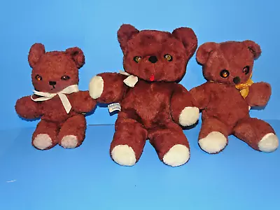 3 Knickerbocker Vintage Teddy Bears With Tags • $16