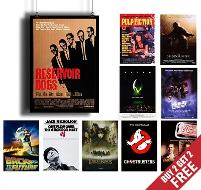 CLASSIC MOVIES Poster Options A4 80s 90s Film Home Wall Art Print Valentines Day • £4.49