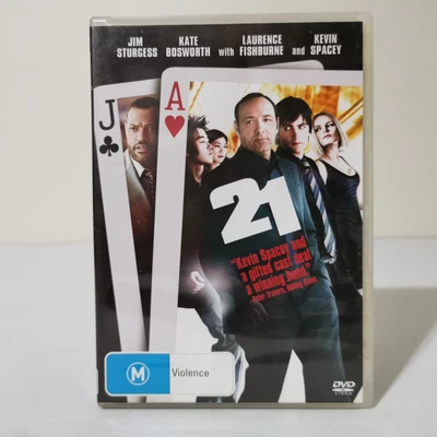 $9.94 • Buy 21 DVD Kevin Spacey Jim Sturgess Kate Bosworth Aaron Yoo VGC Fast Free Post