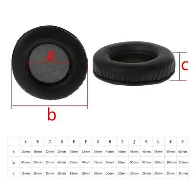 2PCS Universal Headphone Foam Ear Pads Cushion Earpad Soft PU Replacement  • £4.28