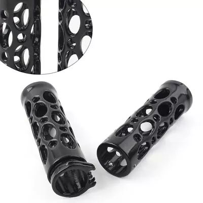 Handle Bar 1  Black Hand Grips For Yamaha V Star 650 1100 Custom Classic Honda • $28.63