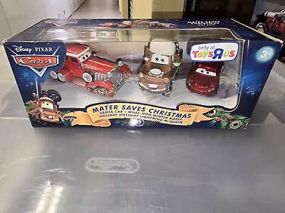 Disney Pixar Cars Movie Mater Saves Christmas Santa Car Read • $150