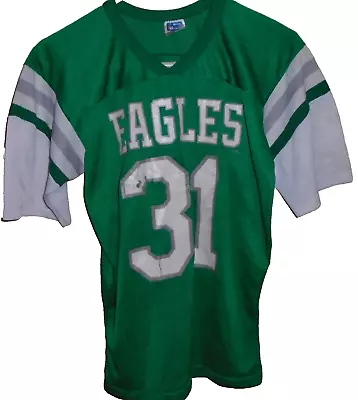 Vintage 70’s Philadelphia Eagles Durene Green NFL Rawlings Jersey Size Small • $24