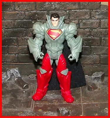 DC Comics _  Superman In Heavy Armor Suit _ 4  _ Action Figure • $7.48