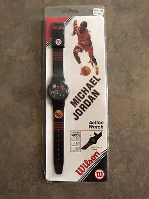 Vintage Michael Jordan Chicago Bulls Wilson Action Watch NIP • $23.99