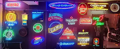 Vintage LA Beer Sign Wall Hanging Light Up Plug In 18 X18  Advertising - Read • $129.99