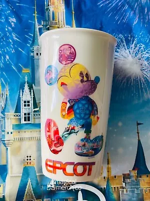 Disney Parks Epcot Starbucks Mickey Mouse Icon Ceramic Tumbler Coffee Mug 2017 • $39.99