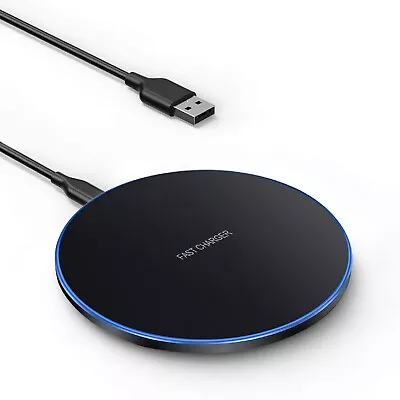 30W Wireless Charger Fast Charging Mat For Apple IPhone 15 Pro 14 13 12 11 XS 8 • £6.98