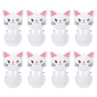 8pcs Cat-shaped Clip Chip Bag Clips Kitchen Food Bag Clips For Airtight Seal • $9.19