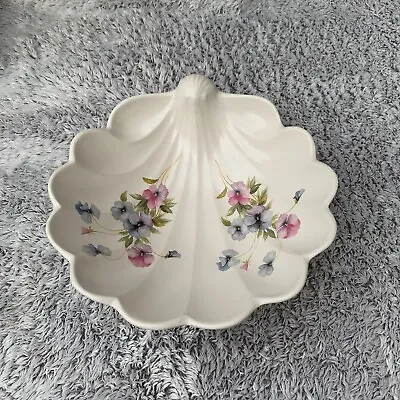 £10 • Buy Grayshott Pottery Fruit Bowl Porcelain Made In England Flowers