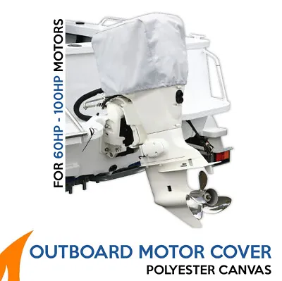 $29.90 • Buy Outboard Boat Motor Engine Cover Fits 60hp To 100hp Engines