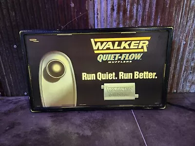Vintage Walker Quiet Flow Muffler Dealer Advertising Lighted Sign Auto Shop  • $95