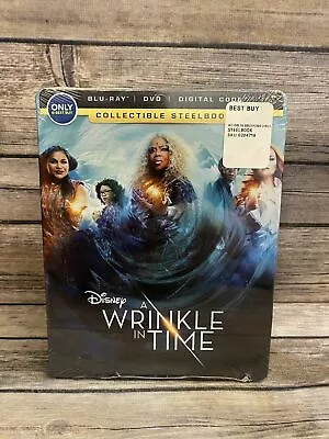 NEW! Disney A Wrinkle In Time Steelbook (Blu-ray + DVD + Digital)Only @ Best Buy • $16.97