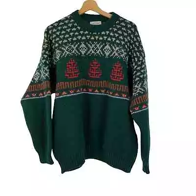 Vintage Benetton Shetland Wool Sweater Sz 50 • $62