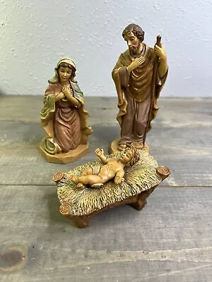 Mary Joseph Jesus DiGiovanni Heirloom Holy Family Christmas Nativity Figurines • $24.99