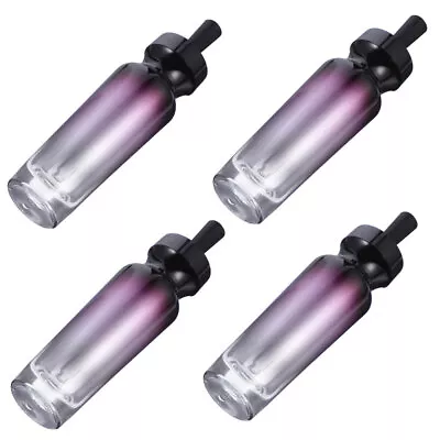  4 Pcs Perfume Bottles Small Dropper Glass Container Travel Medicine • £13.15