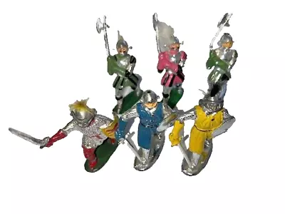 Sacul Knights Vintage Toy Soldiers Lead Figures • $29.95