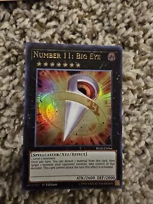 Number 11: Big Eye BLLR-EN066 Yugioh Ultra Rare • $5