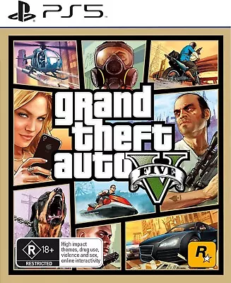 Grand Theft Auto V 5 PS5 Playstation 5 BRAND NEW And SEALED • $46.95
