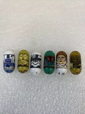 Star Wars Mighty Beanz Lot Of 6 C3P0 Bossk Padme  Stormtrooper R2d2 Boba Fett • $20