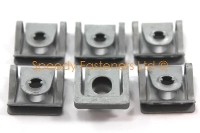 £5.99 • Buy 6x Genuine Dzus Motorcycle Fairing Fastener Clips Plate For Ducati Honda Suzuki