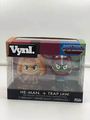 Funko Vynl Masters Of The Universe He-Man & Trap Jaw 2-Pack Collectible Figures • $12.70