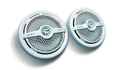 Sony XSMP1621 6 1/2-Inch Coaxial 2-way Marine Speakers | White AUTH SONY SELLER! • $128