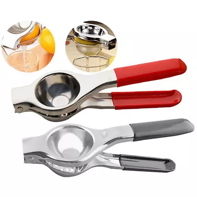 Kitchen Bar Stainless Steel Lemon Orange Lime Squeezer Juicer Hand Press Tool • $15.99