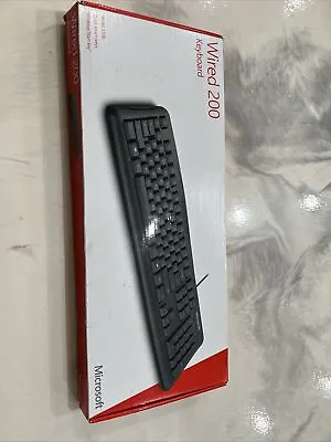 Microsoft Wired Keyboard 200 USB Connect Model 1406 New • $12.95