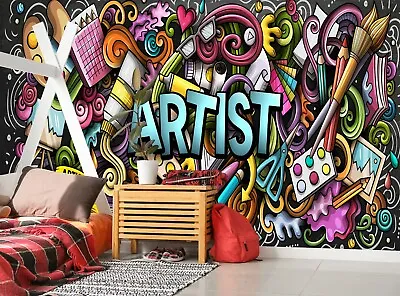 £95.99 • Buy Graffiti Wall Mural Artist Photo Wallpaper Art Teens Decor Giant Paper Poster