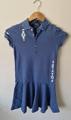 £19.99 • Buy Polo Dress Ralph Lauren Age 7 Blue Girls BNWT