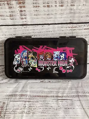 2013 Monster High Hard Plastic Pencil Pen Stationary Box Case • $24.99