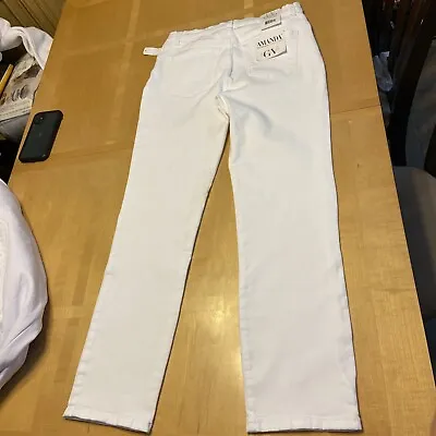 Gloria Vanderbilt Amanda 60268327-PM6 Vintage White 6S Jeans Women’s • $9.99