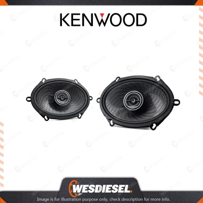 $141.95 • Buy Kenwood 5 X 7  2 Way Speaker - Rated Power 80W Mounting Depth 52mm