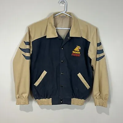 Vintage Tiger Force '90s 1990s Button Front Collared Jacket Fits Mens Large L • $27.99