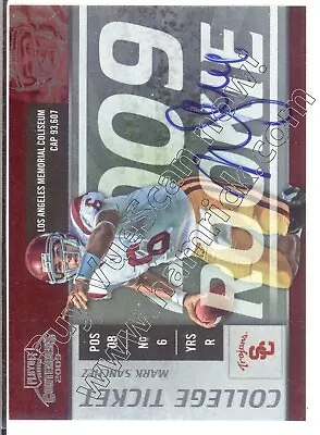 Mark Sanchez Rookie Rc Draft Auto Autograph Usc Trojans College Ticket Sp 2009 • $21.99